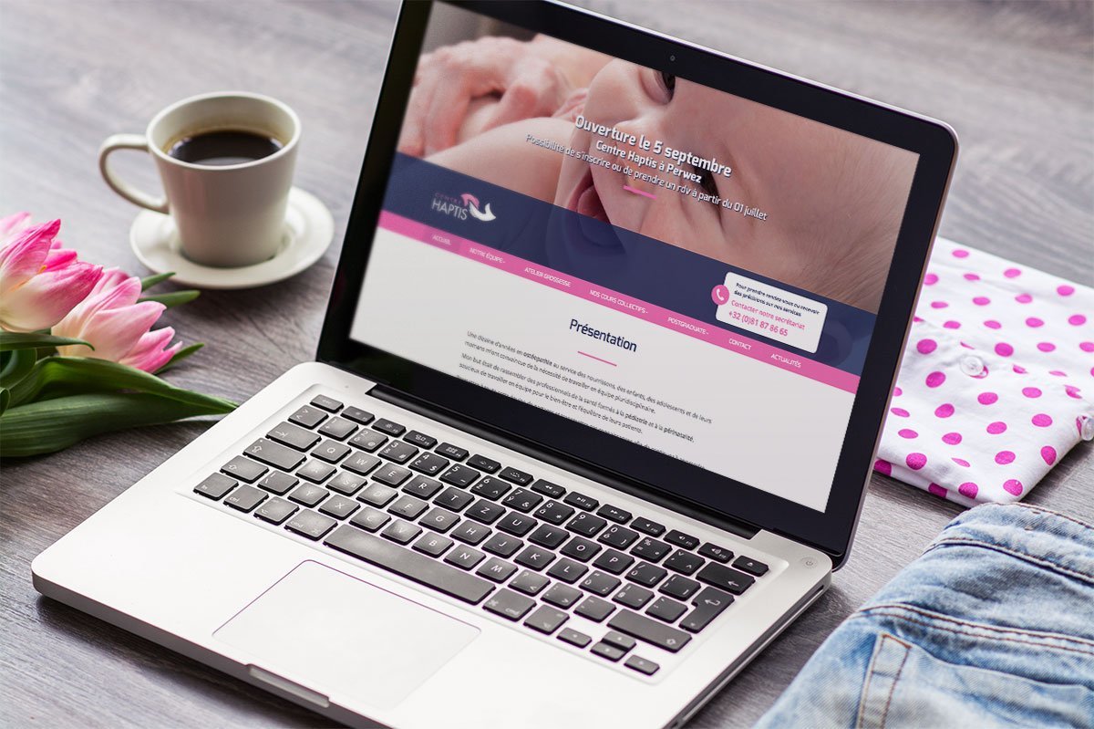 Haptis - Design Internet réalisé par l'agence de communication globale Poush