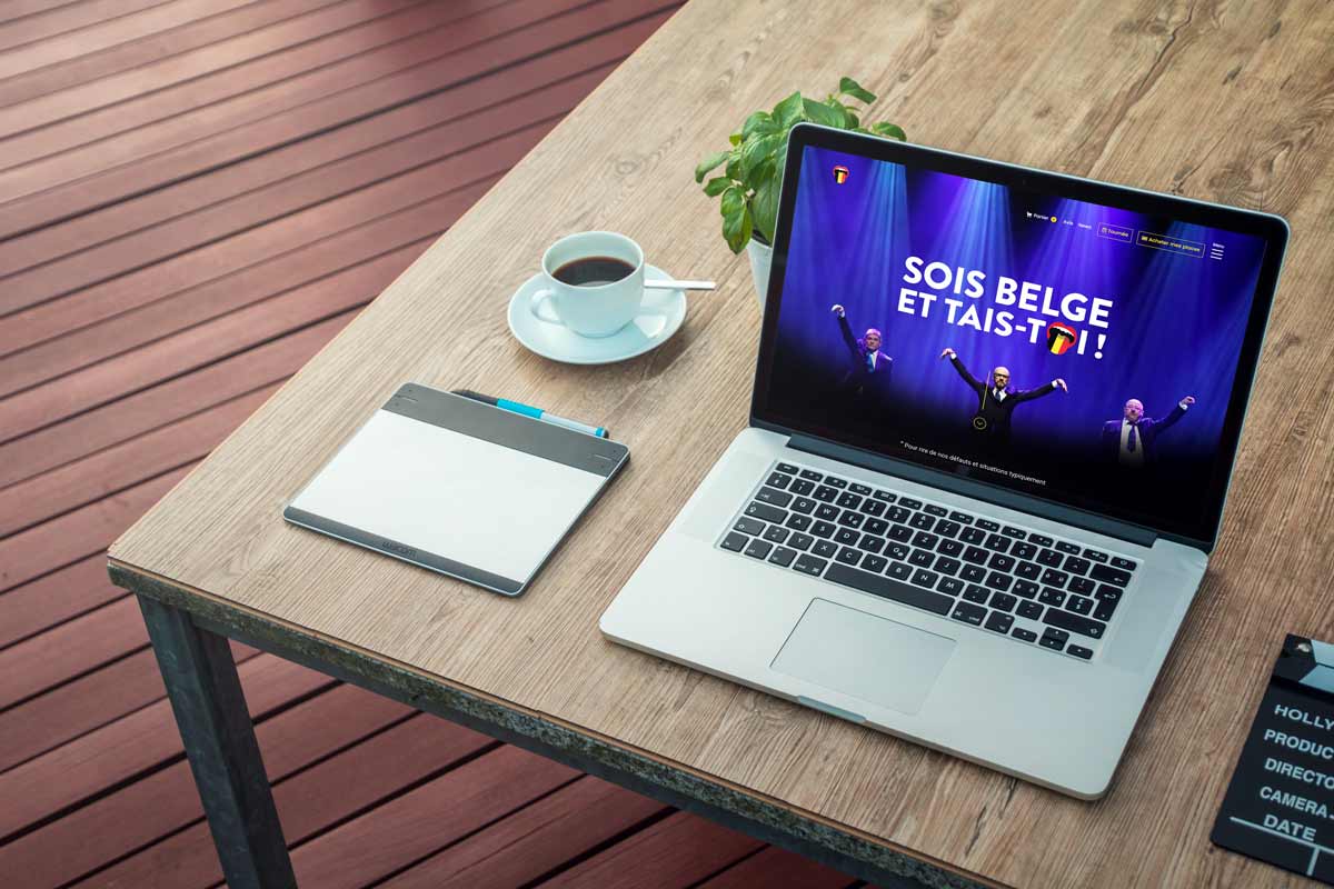Projet refonte design du site internet de Sois Belge et tais-toi