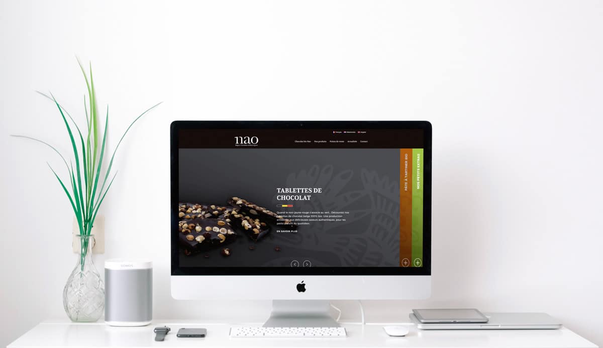 Agence web: création site internet vitrine de Nao
