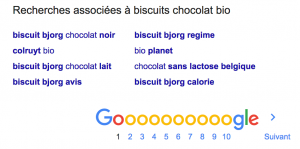 recherches associées dans google