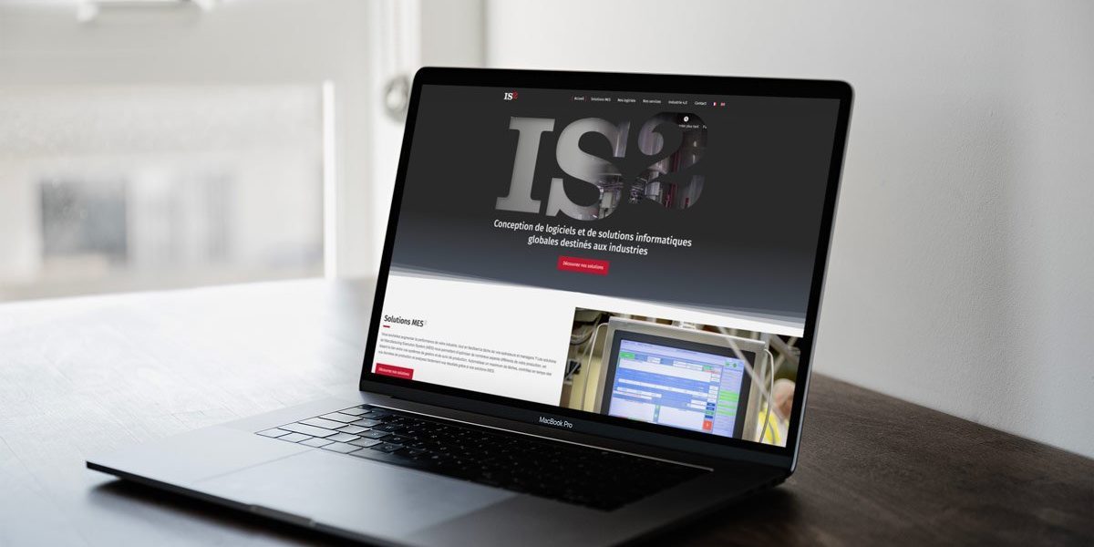 Un site internet moderne pour IS2  Agence Poush
