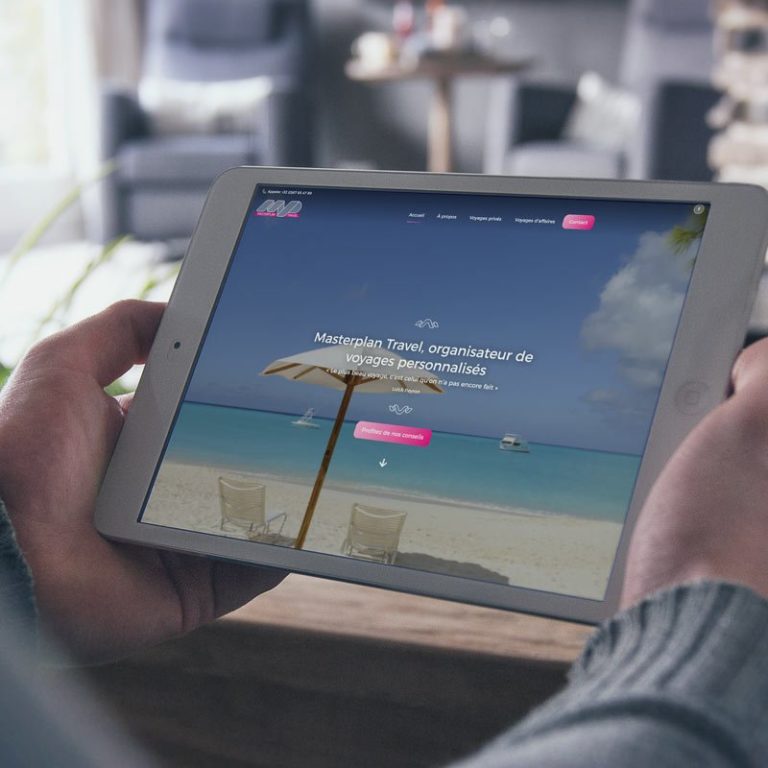 Site web Masterplan Travel