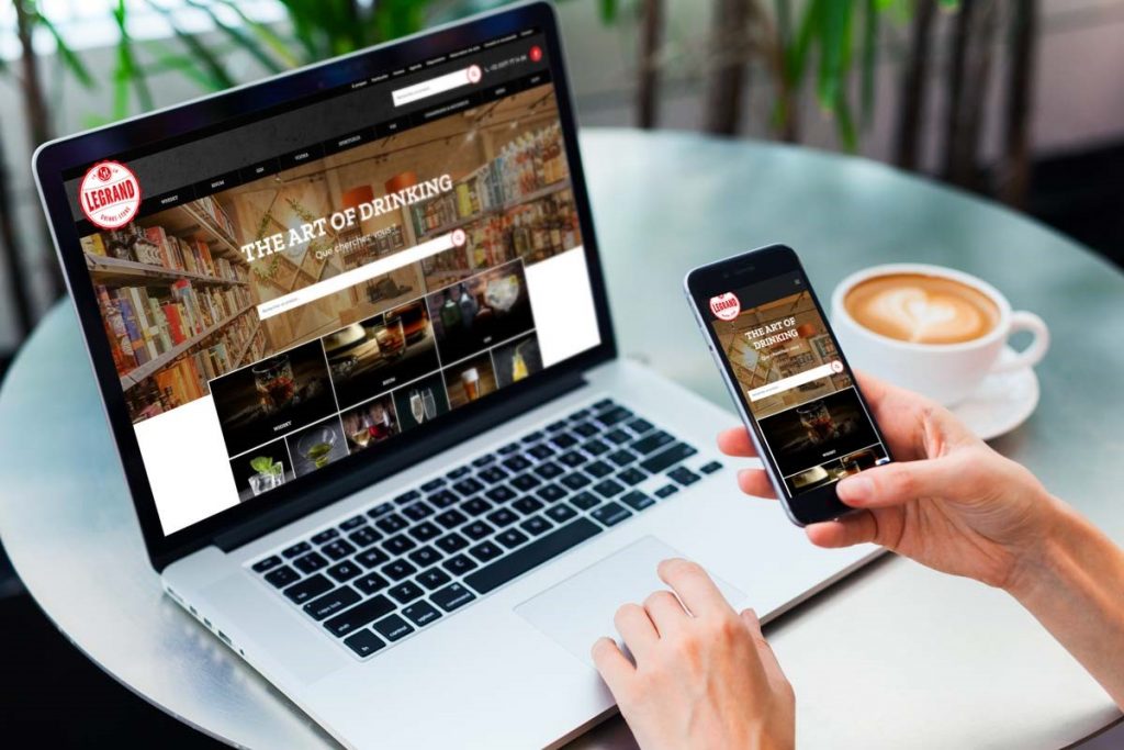 site internet Legrand Drinks-Store