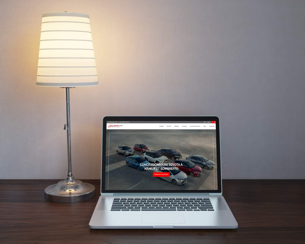 Site web Toyota Gégo