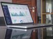 Ordinateur portable utilisant Google Analytics