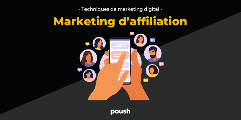 Marketing digital - infographie marketing d'affiliation