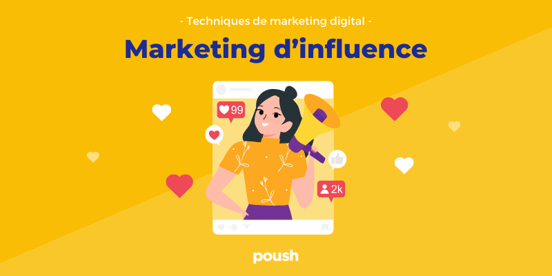 Marketing digital - infographie influenceur