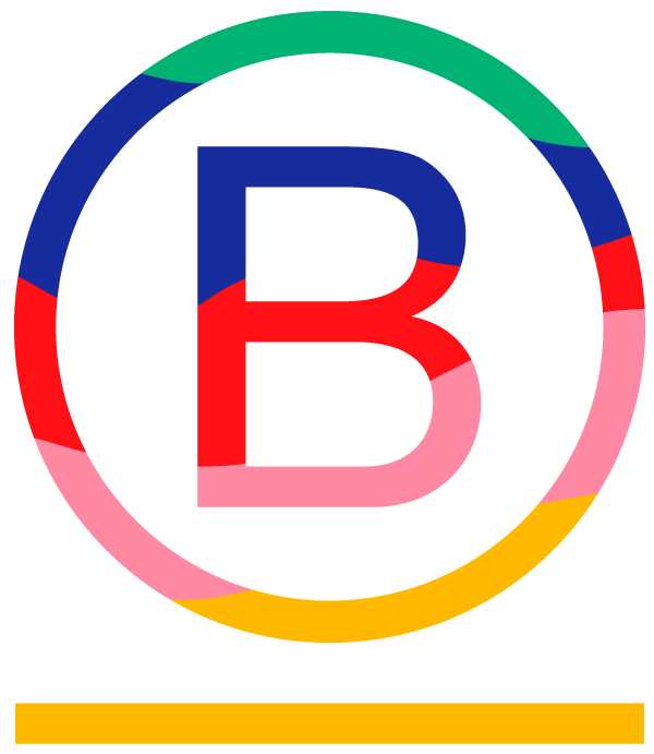 logo certifié B-Corp au couleur de poush