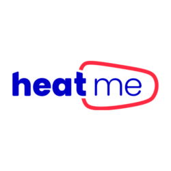 Le logo carré de l'entreprise Heat Me