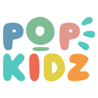 Logo de la marque de vêtements évolutifs Pop Kidz