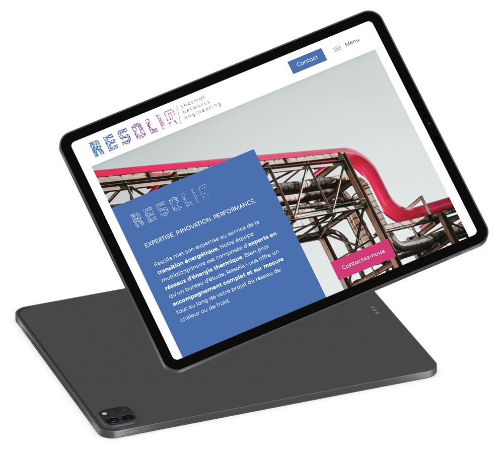 Site web Resolia iPad
