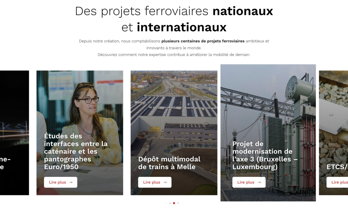 page du site Tuc Rail
