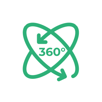 Pictogramme agence 360 degrés