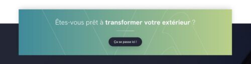 Nouveau bandeau CTA de Verandair