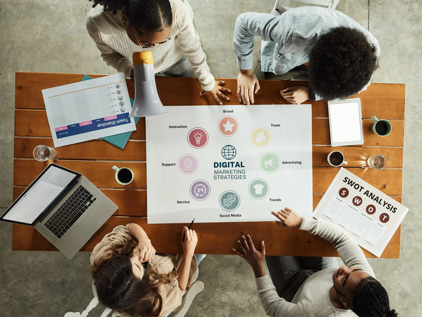 Travailler sur des stratégies de marketing numérique !