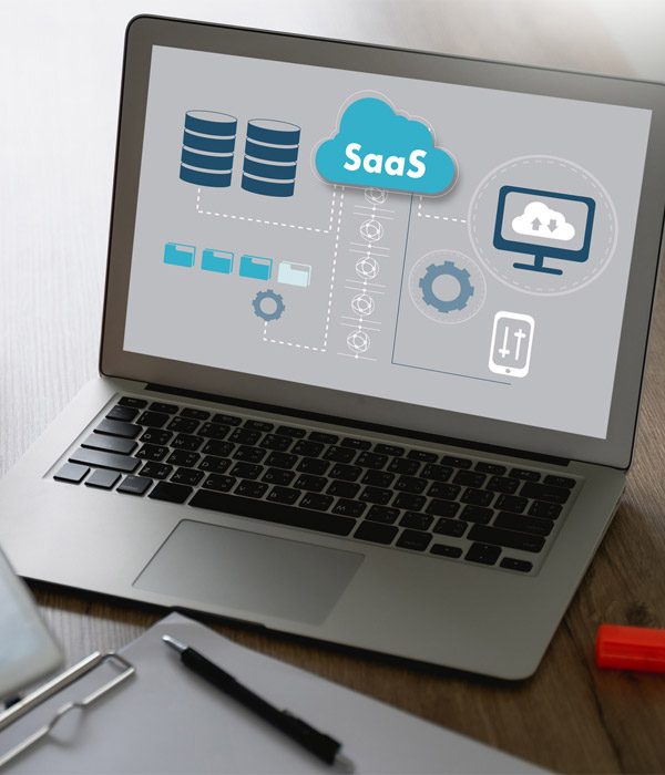 SAAS écran de tablette numérique saas Internet et technologie